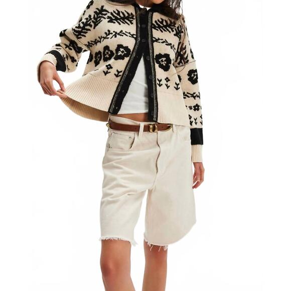 FREE PEOPLE Sweaters - NEW FREE PEOPLE shelby long sleeve cardigan in neutral combo